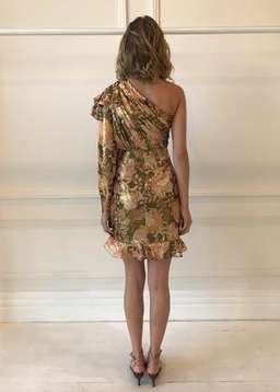 Thurley Chateau midnight sky dress black floral size 8