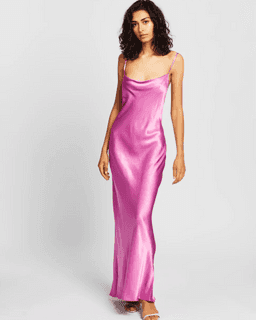 Bec & Bridge Lucie Maxi Dress Fuchsia Pink Size 8 for rent on The Volte - image 1
