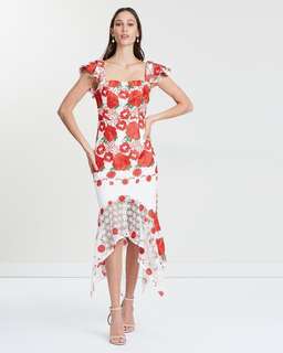 Mossman Roses Are Red Dress Print Size 8 for rent on The Volte - image 2