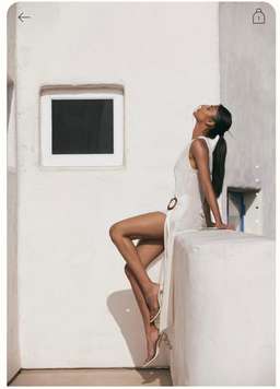 Cult Gaia Solene Off White Cover Up Dress Size S for rent on The Volte - image 5