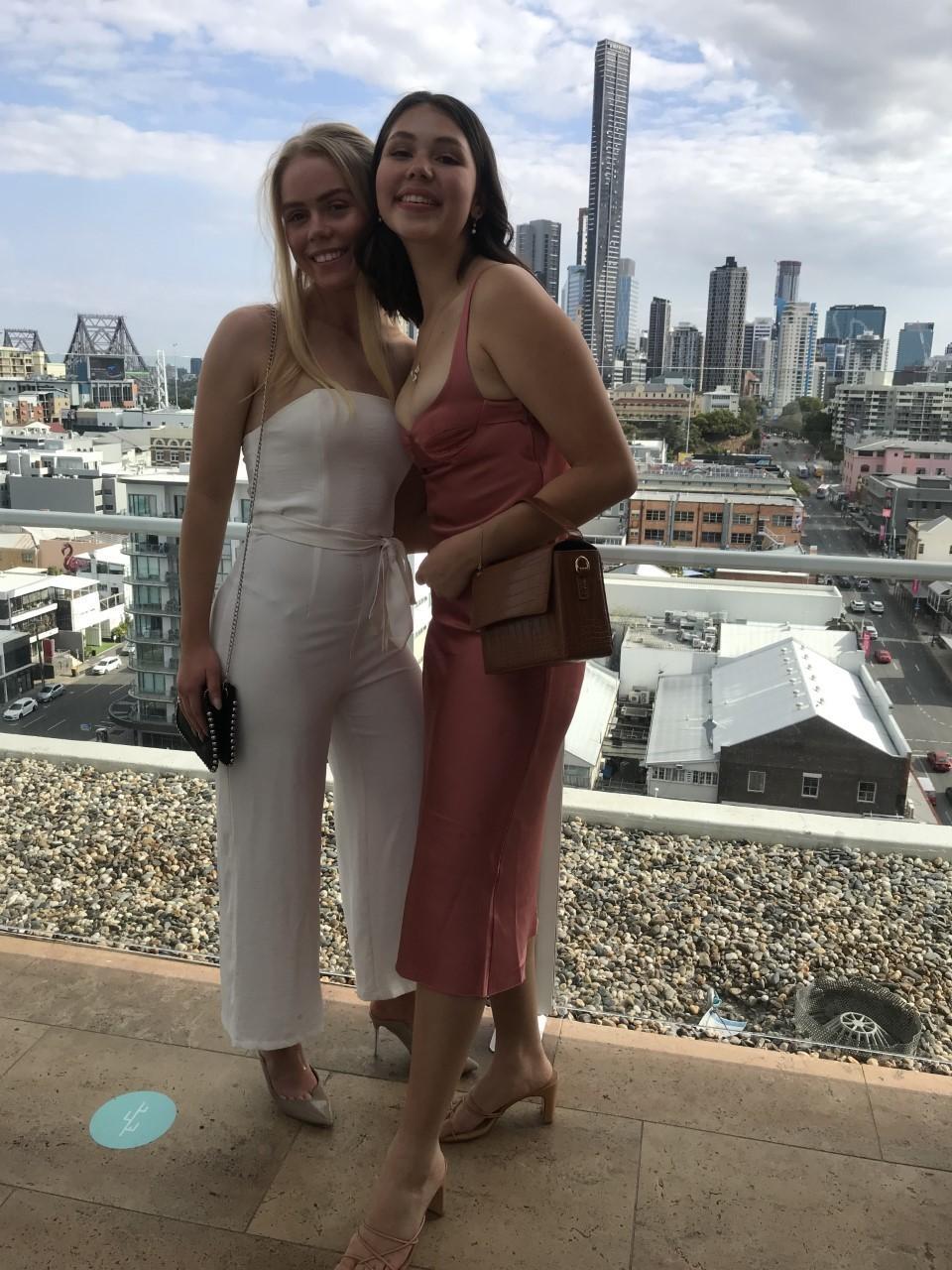 DION LEE Layered Silk Satin Dress In Pink for rent on The Volte - main image