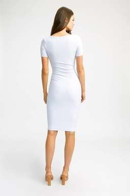 Kookai Baltimore Vee Dress Lilac Smoke size 8