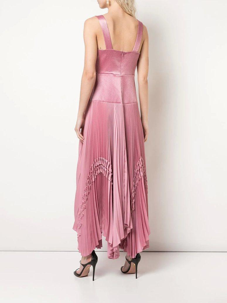Bellona Pleated Maxi Dress for rent on The Volte - main image