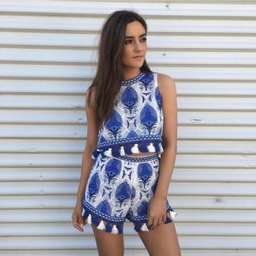 ALICE MCCALL | Le Freak Blue Set | Size 6 | As Seen on Pia Muehlenbeck for rent on The Volte - image 2