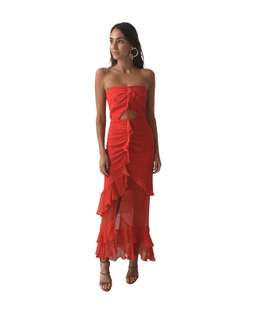 Bec & Bridge French Kiss Red Maxi Dress Size 8 for rent on The Volte - image 4