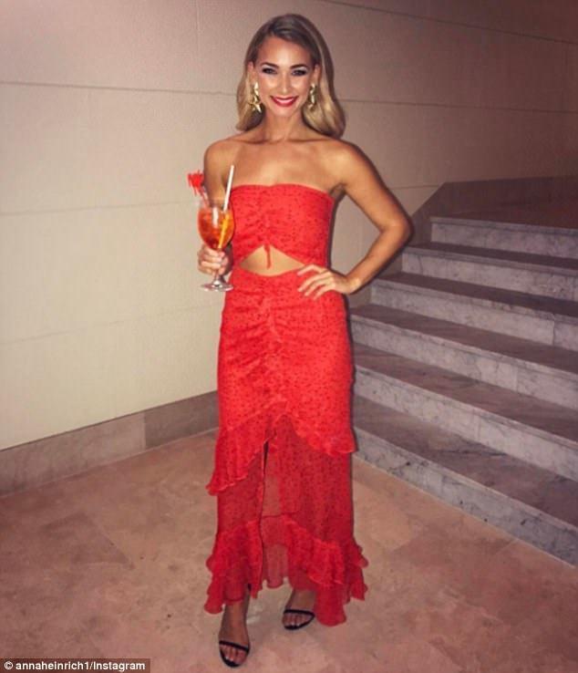 Bec & Bridge French Kiss Red Maxi Dress Size 8 for rent on The Volte - main image