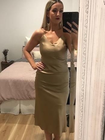 Hansen and Grettle Demi Silk Dress Size 10 for rent on The Volte - main image