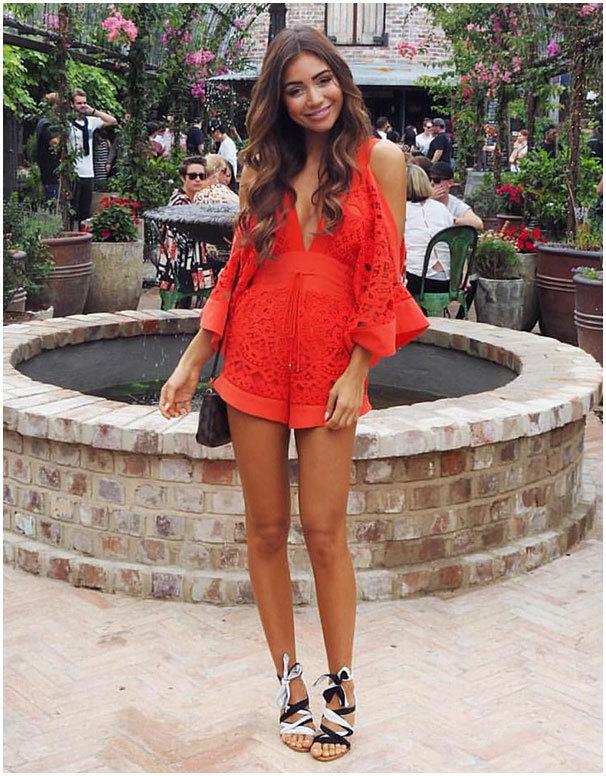 ALICE MCCALL | Keep Me There Red Playsuit Size 6 | BEST SELLER for rent on The Volte - main image