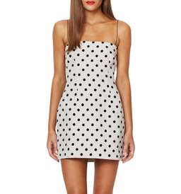 Bec & Bridge Anouk Mini Dress White Spot Size 6 for rent on The Volte - image 2