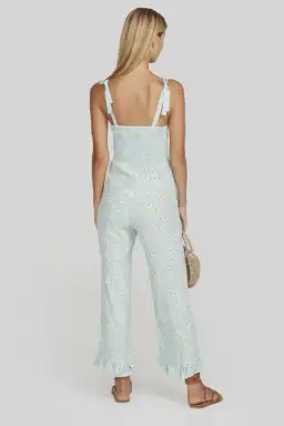 Faithfull the Brand Frankie Jumpsuit Jasmin Floral Print Size Small for rent on The Volte - image 3