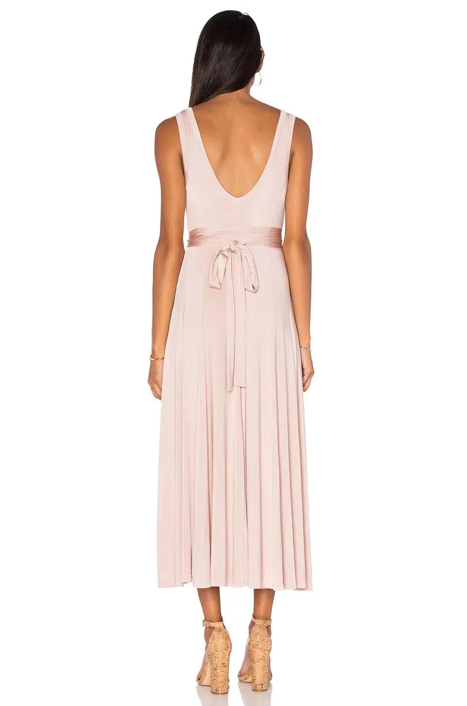 Zimmermann Chroma Slinky Dress Soft Nude Pink Size 0 / AU 8 for rent on The Volte - main image