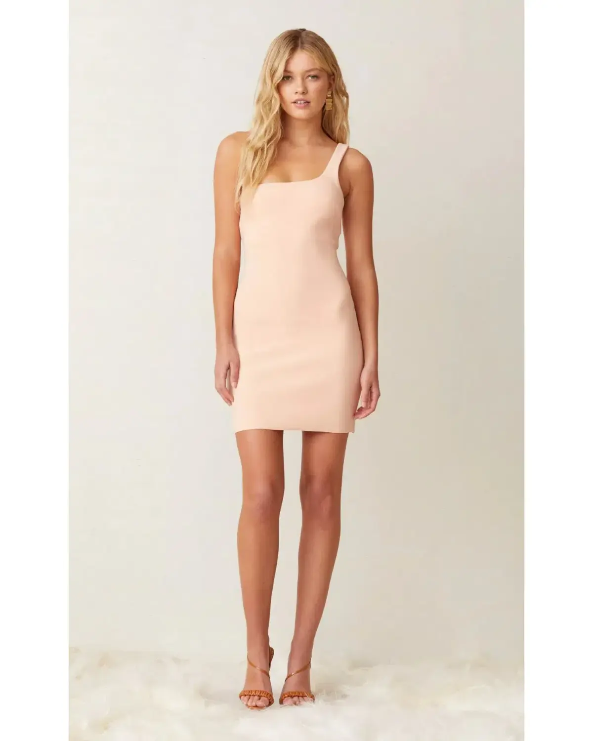 Bec & Bridge Ruby Mini Dress Pale Peach Size AU 6 - Image 1