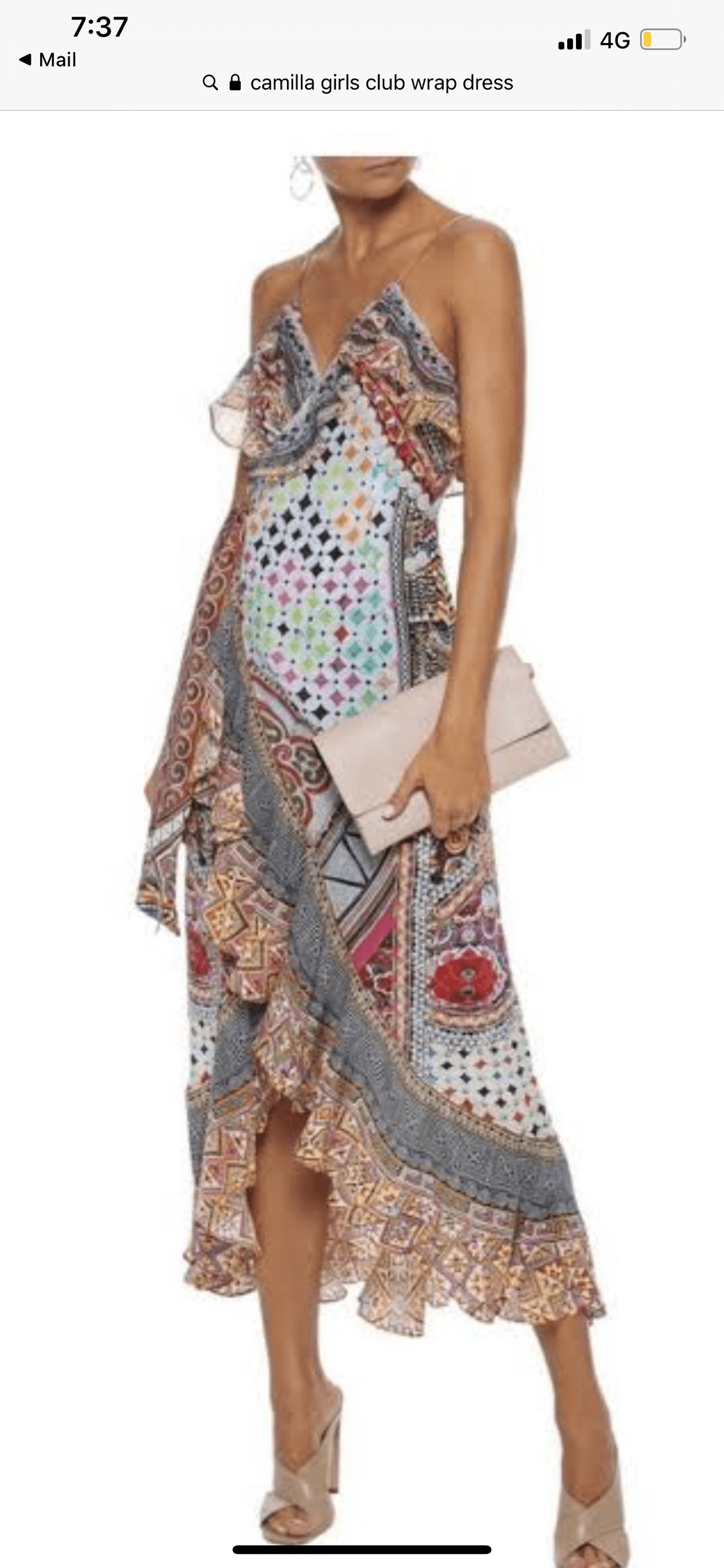 Camilla wrap dress for rent on The Volte - main image