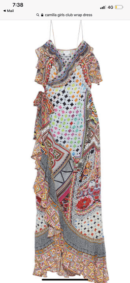 Camilla wrap dress for rent on The Volte - image 2