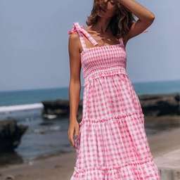 Steele Lyla Dress Hot Pink for rent on The Volte - image 2