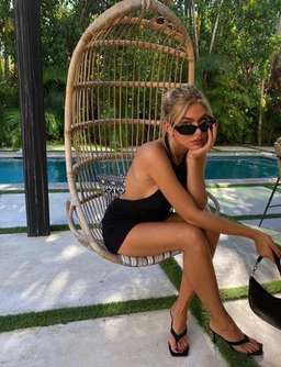 Bamba Swim 'Bounty' Dress in Black - Size Medium