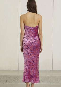 Bec & Bridge Boogie Nights Midi Dress Violet Size 10 for rent on The Volte - image 2
