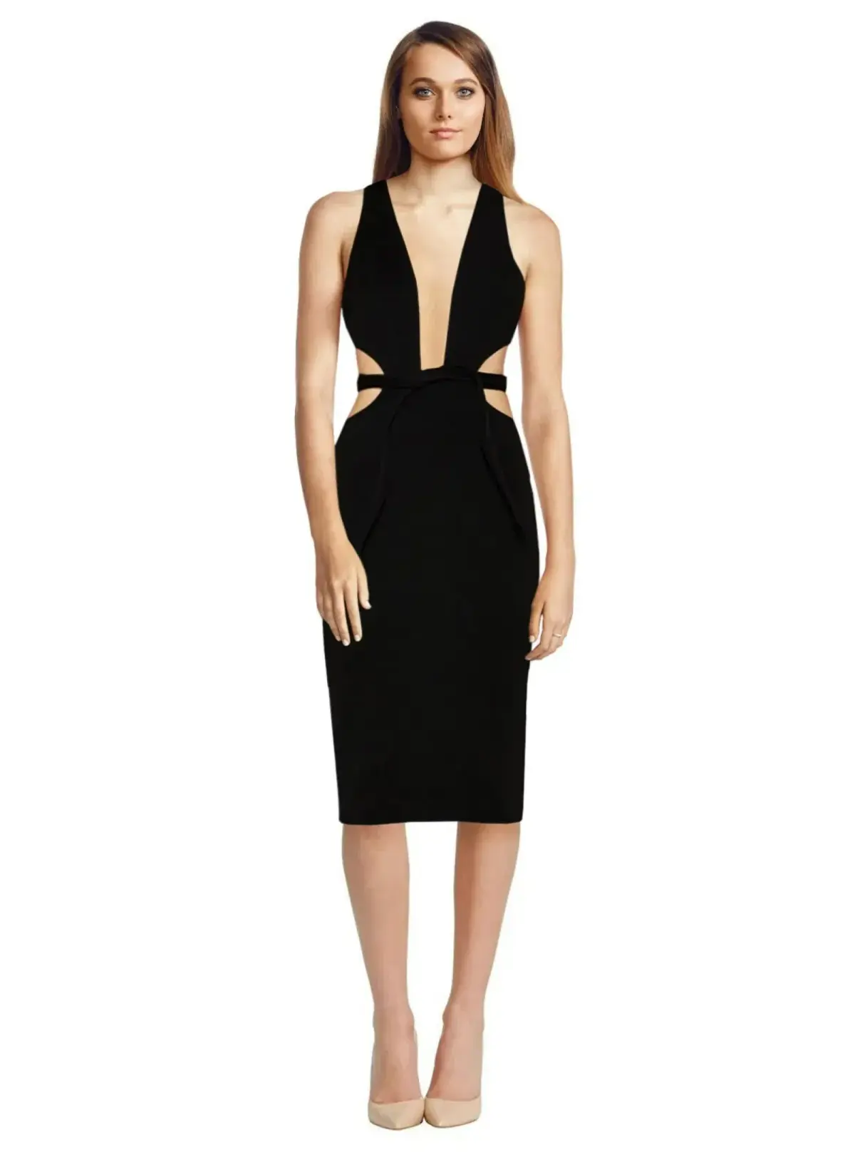 Bec & Bridge Desert of Paradise Black Dress Black Size AU 8 - Image 1