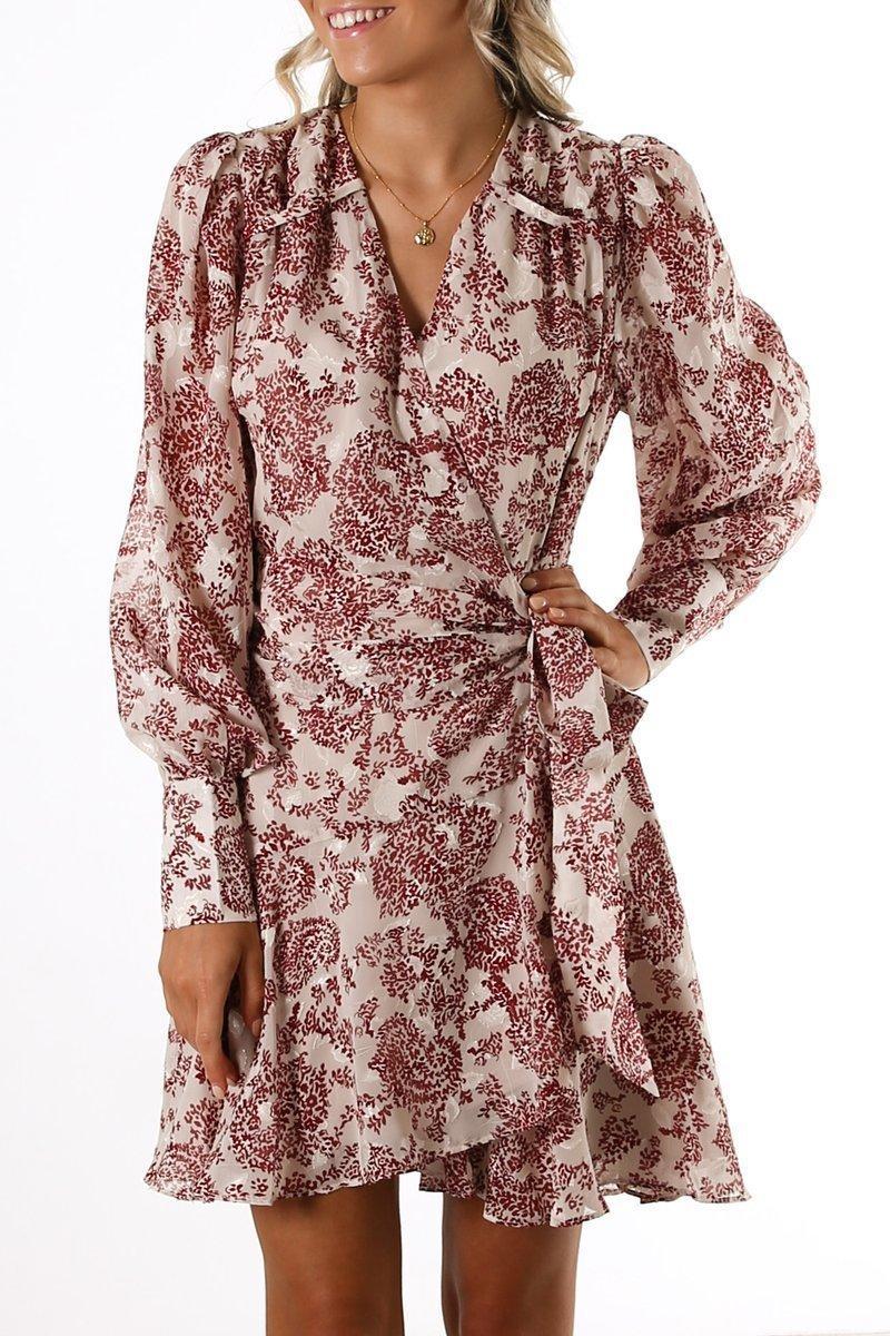 Elliatt Granite Dress - Whiteberry for rent on The Volte - main image