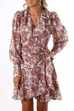 Elliatt Granite Dress - Whiteberry for rent on The Volte - image 1