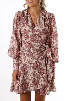 Elliatt Granite Dress - Whiteberry for rent on The Volte - image 2