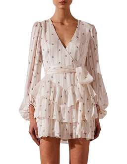 Shona Joy Sedgwick Tiered Mini Dress