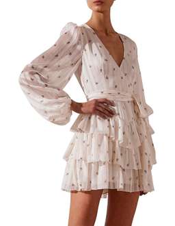 Shona Joy Sedgwick Tiered Mini Dress
