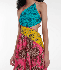 Zimmermann Lulu Asymmetric Dress Print Size 8 for rent on The Volte - image 2