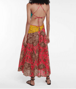 Zimmermann Lulu Asymmetric Dress Print Size 8 for rent on The Volte - image 3