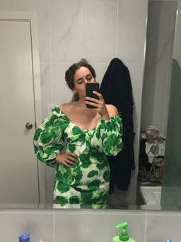 Alice McCall to lover dress Acid Fern