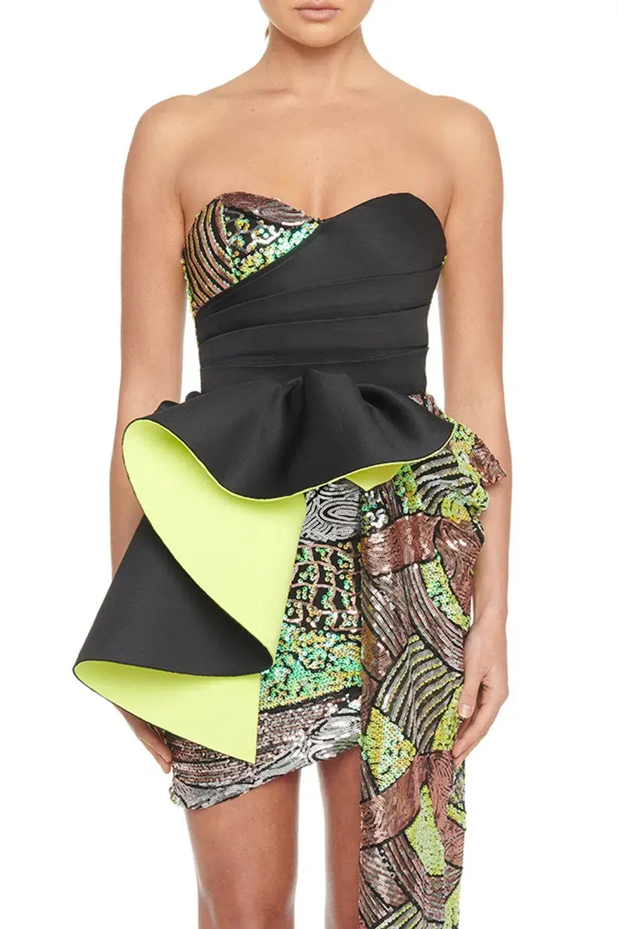 Eliya The Label Florence Dress Black Size 10 - Image 3