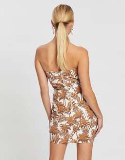 Bec & Bridge Party Wave Mini Dress Print Size 6 for rent on The Volte - image 3