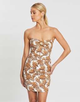 Bec & Bridge Party Wave Mini Dress Print Size 6 for rent on The Volte - image 2