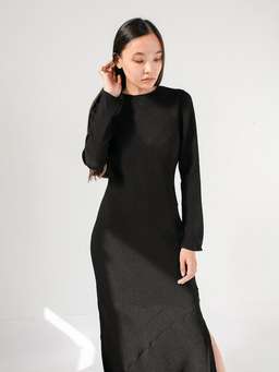 Sir the Label Indre Long sleeve Dress Black Size 6