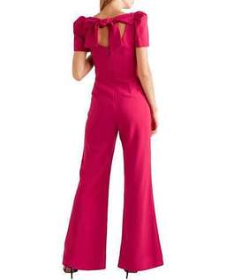 Rebecca Vallance Pink poppy bow detailed Jumpsuit for rent on The Volte - image 3