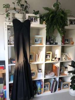 Sheike Black Mermaid gown for rent on The Volte - image 2