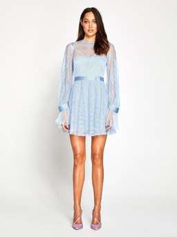ALICE MCALL BLUE CRAFT DRESS SIZE 8 for rent on The Volte - image 3