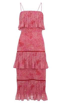 WHISTLES ABSTRACT ANIMAL TIER DRESS