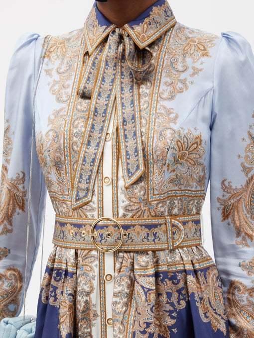 Zimmermann Luminous Paisley Mini Dress Print Size 0/Au 8 - Image 2