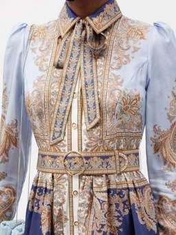 Zimmermann Luminous Paisley Mini Dress Print Size 0/Au 8 for rent on The Volte - image 2