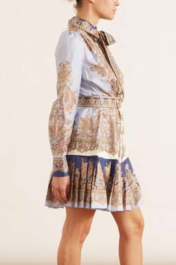 Zimmermann Luminous Paisley Mini Dress Print Size 0/Au 8 for rent on The Volte - image 3