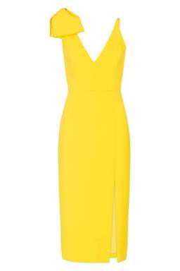 Rebecca Vallance - Mondrain Bow Dress Yellow Size 6 for rent on The Volte - image 2