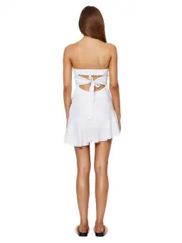 Bec & Bridge Frou Frou Mini Dress White Size AU 6 for rent on The Volte - image 2