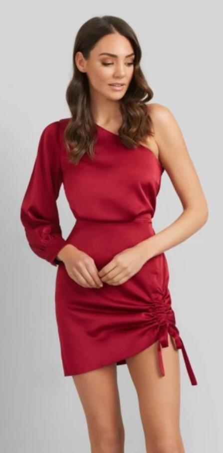 Kookai Vangeline Dress Boysenberry Size AU8 for rent on The Volte - main image