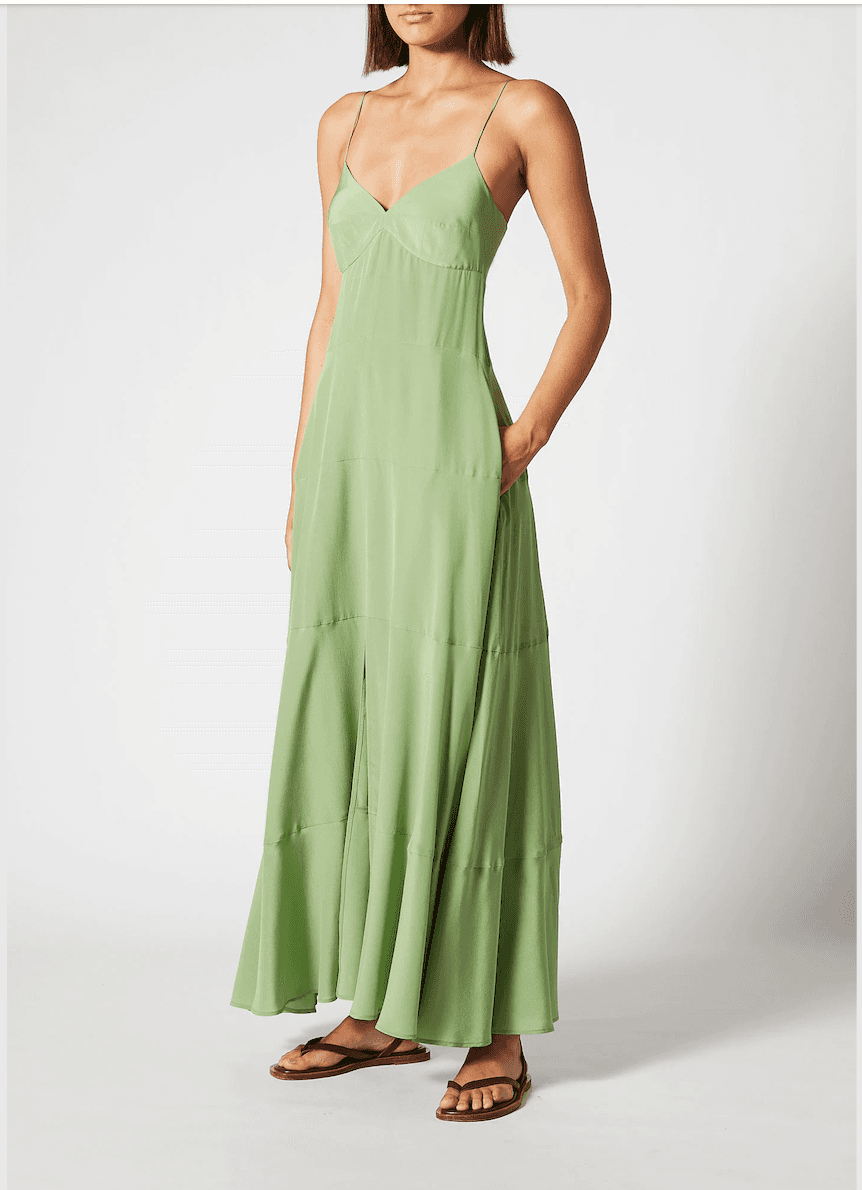 Scanlan Theodore Silk Maxi Dress for rent on The Volte - main image