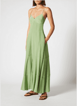 Scanlan Theodore Silk Maxi Dress for rent on The Volte - image 1