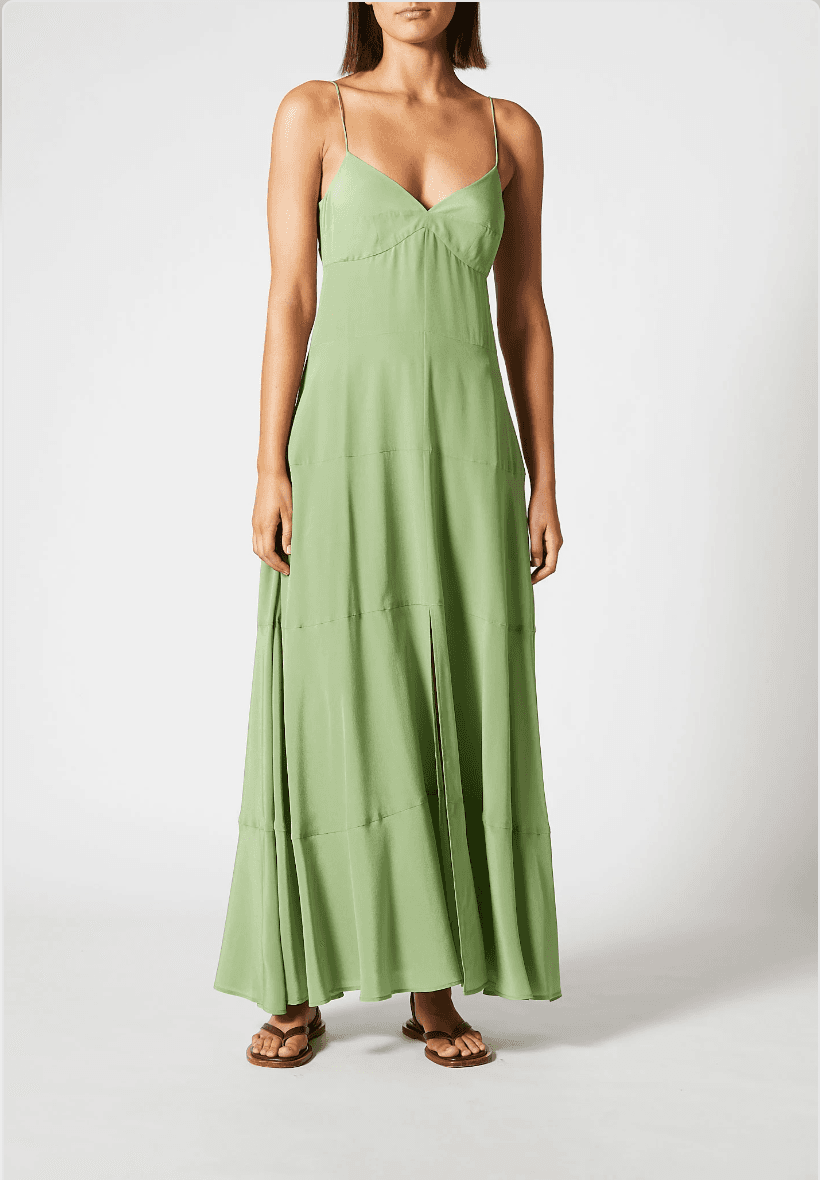 Scanlan Theodore Silk Maxi Dress for rent on The Volte - main image