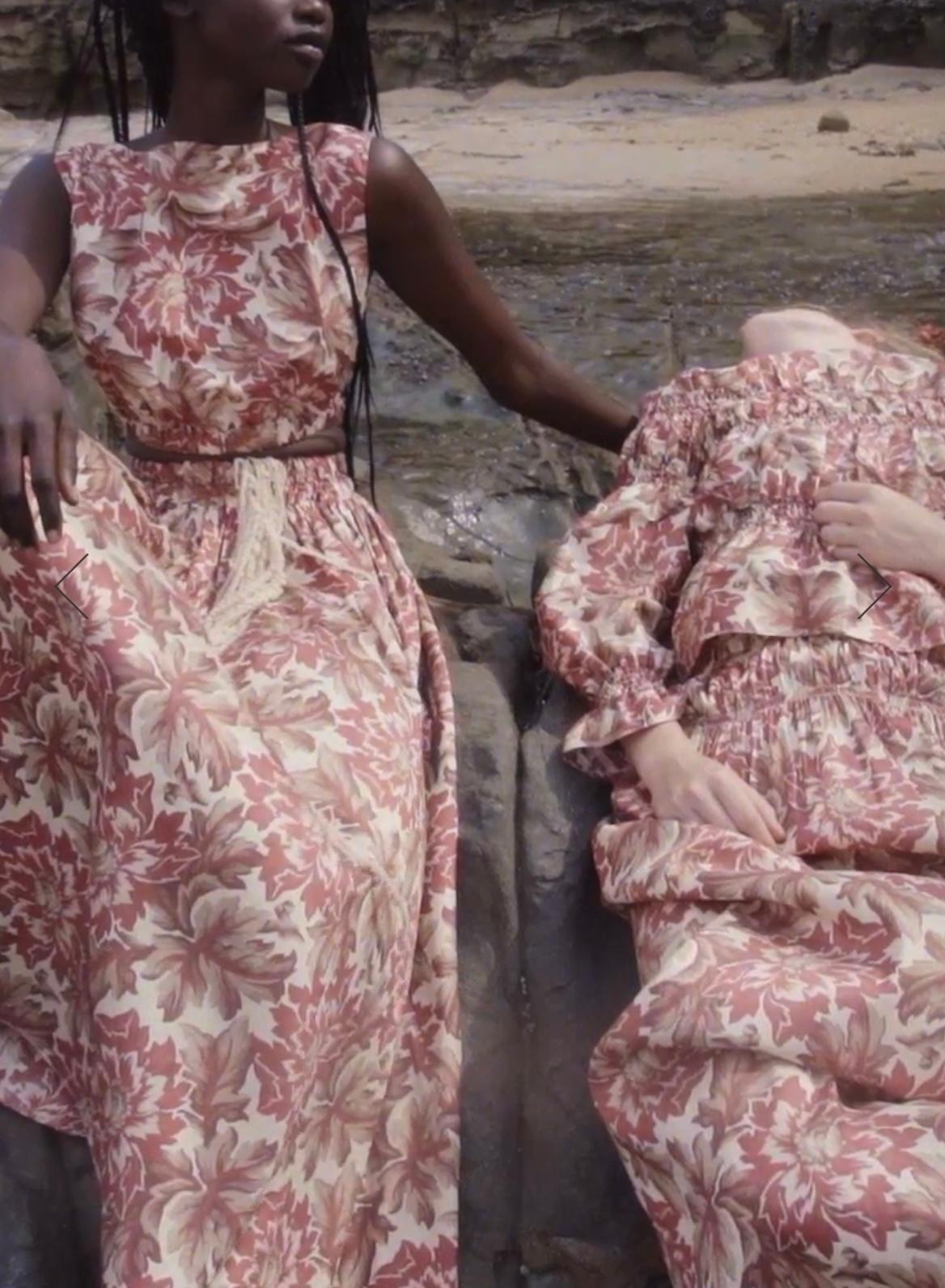 Sir The Label Valletta Midi Floral Print Silk Set | AU 8 - Image 5