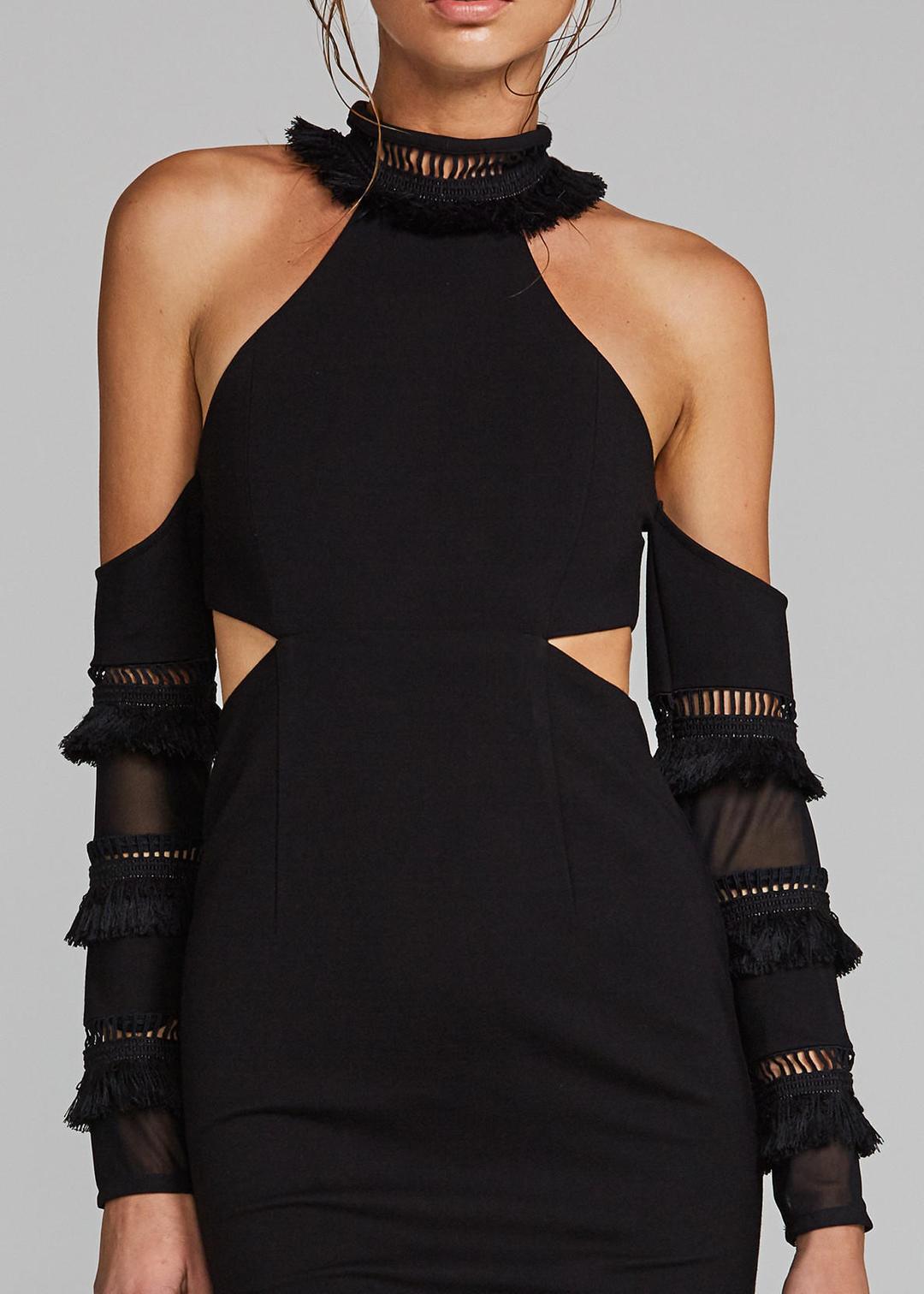 Eliya The Label RAMINA DRESS BLACK Size 6 for rent on The Volte - main image