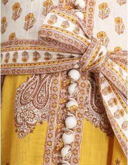 Zimmermann Bonita Buttoned Dress Print Size 0/AU 8 for rent on The Volte - image 2